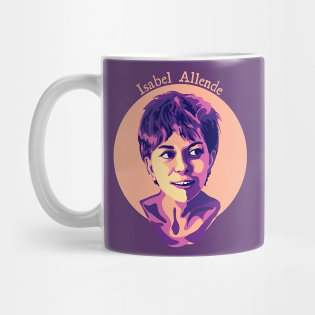 Isabel Allende Portrait by Slightly Unhinged